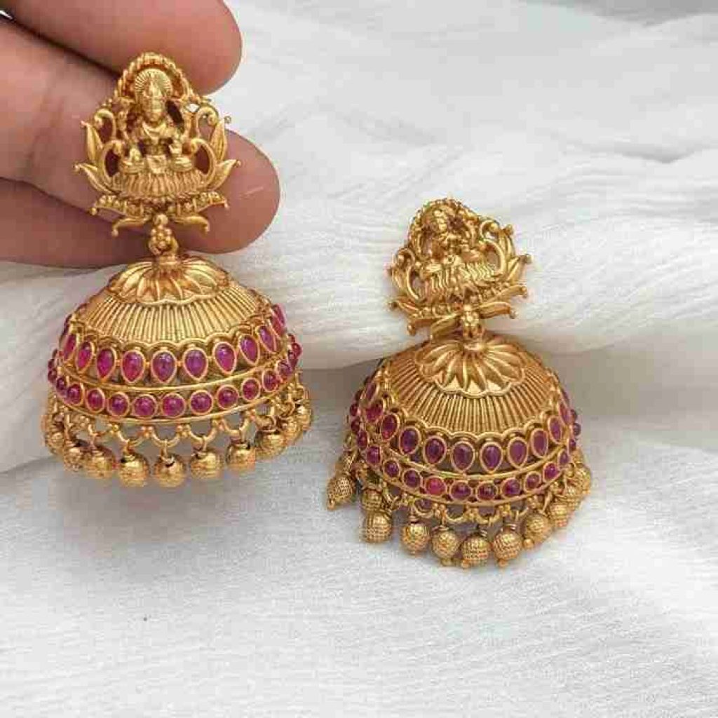 Temple Jewellery Jhumka