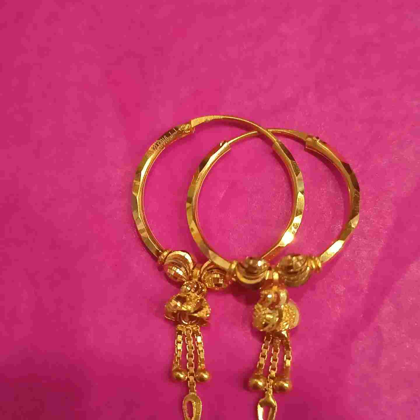 Hanging Chain Gold Bali