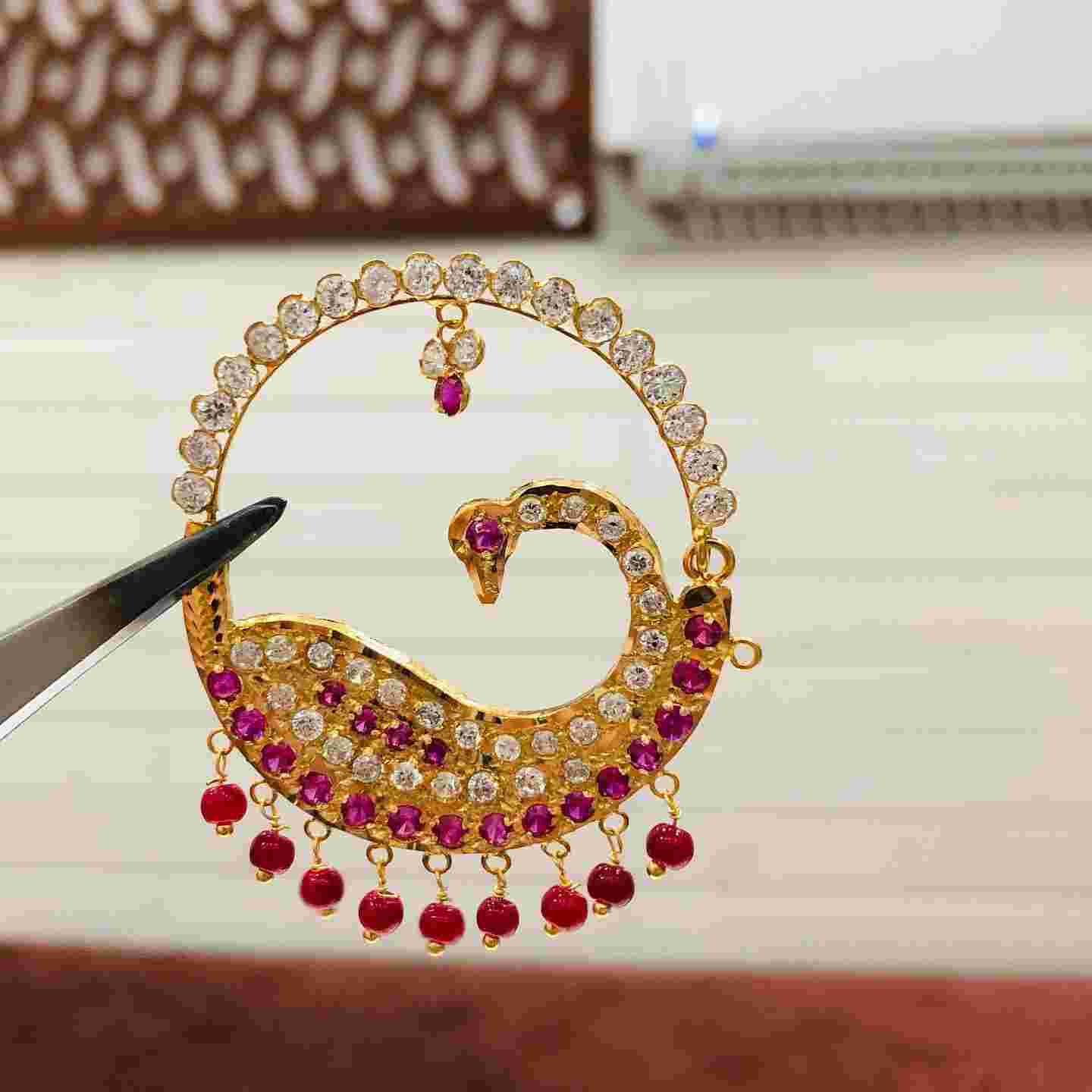 Marwari gold nathiya designs